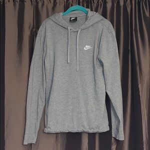 Nike hooded grey long sleeve t-shirt, men’s sz M